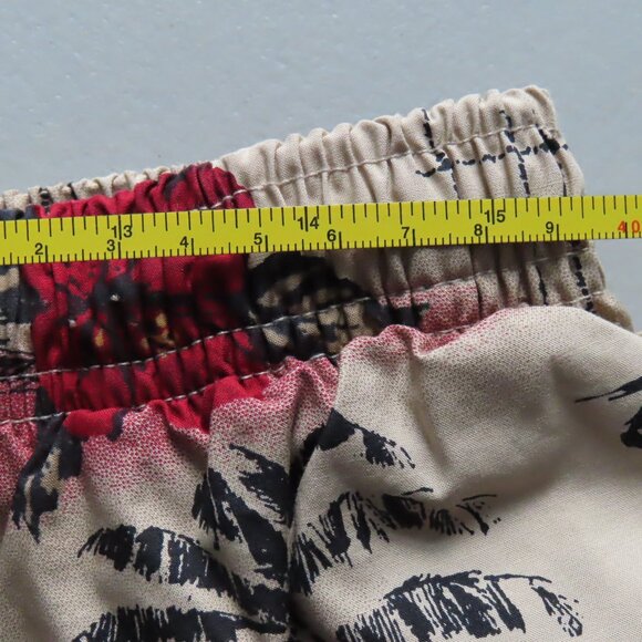 New Roundtree & Yorke Mens Swim Trunks Large Mesh Lined Beach Tropical Palm Tree - Picture 7 of 9